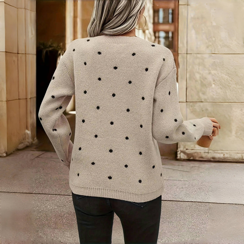 Casual Dotted Sweater