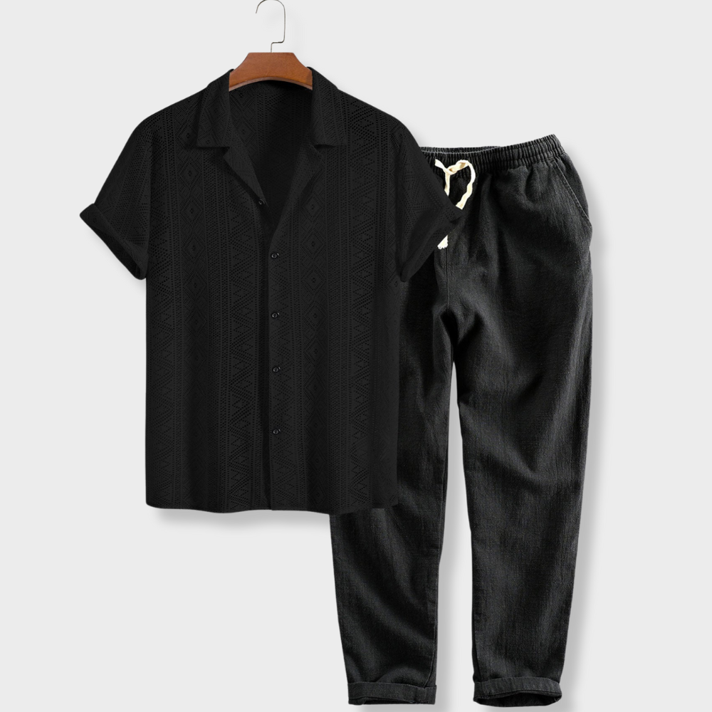 Stylowy klasyczny zestaw- krótki rękaw