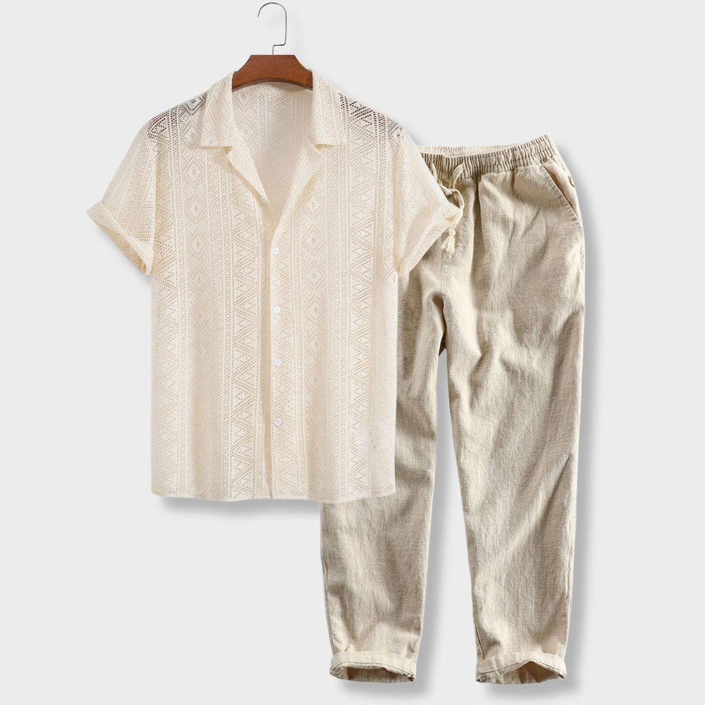 Stylowy klasyczny zestaw- krótki rękaw