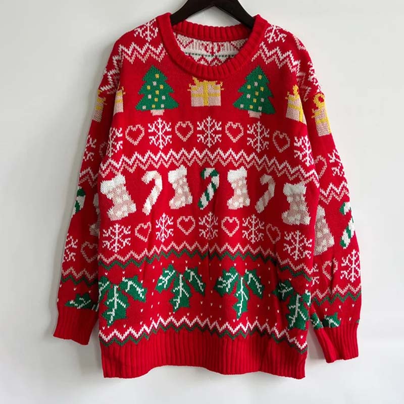 Sweter na luzie na święta