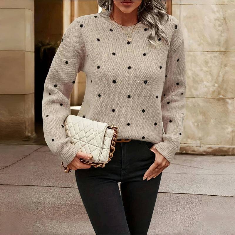 Casual Dotted Sweater