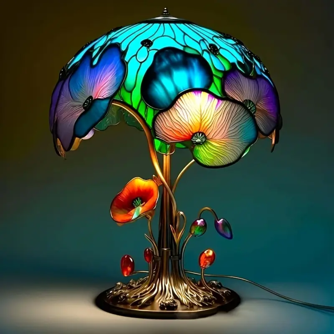 Boho Chic Flower Lamp
