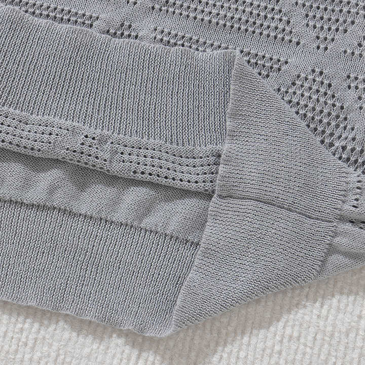 Polo szare z dzianiny