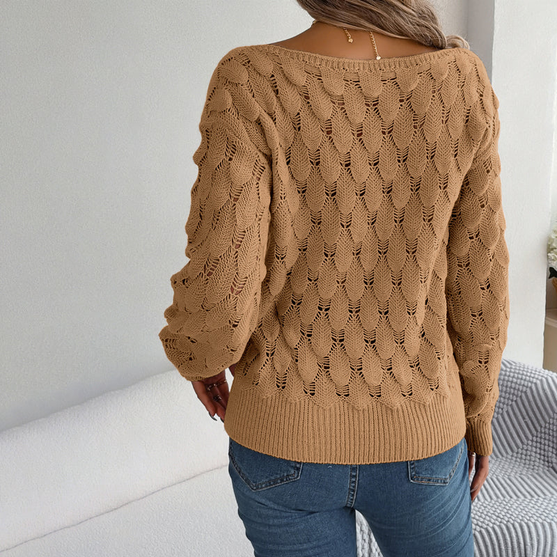 Sweter z Dżersejowym Splotem