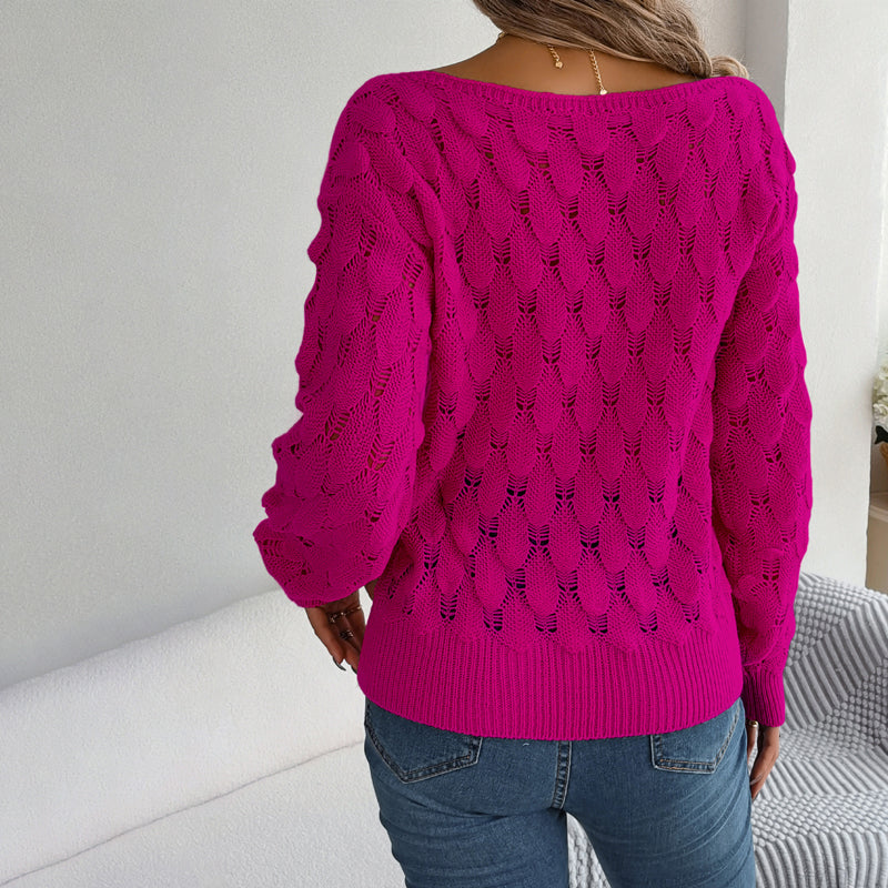 Sweter z Dżersejowym Splotem