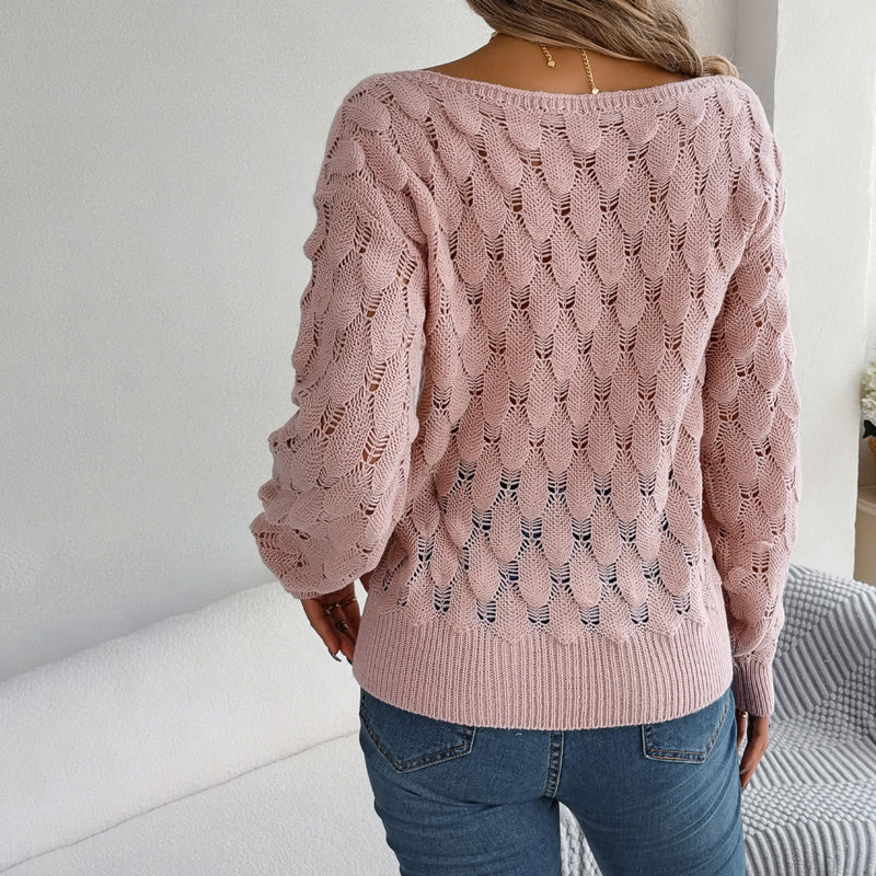Sweter z Dżersejowym Splotem