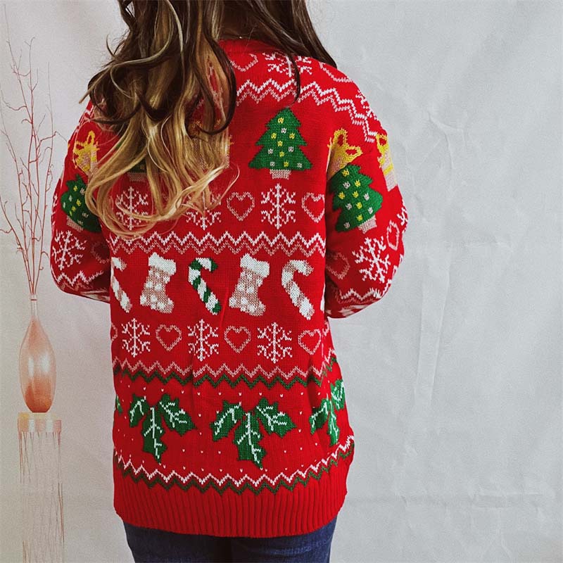 Sweter na luzie na święta