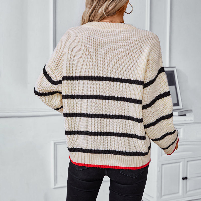 Casual P striped Sweater