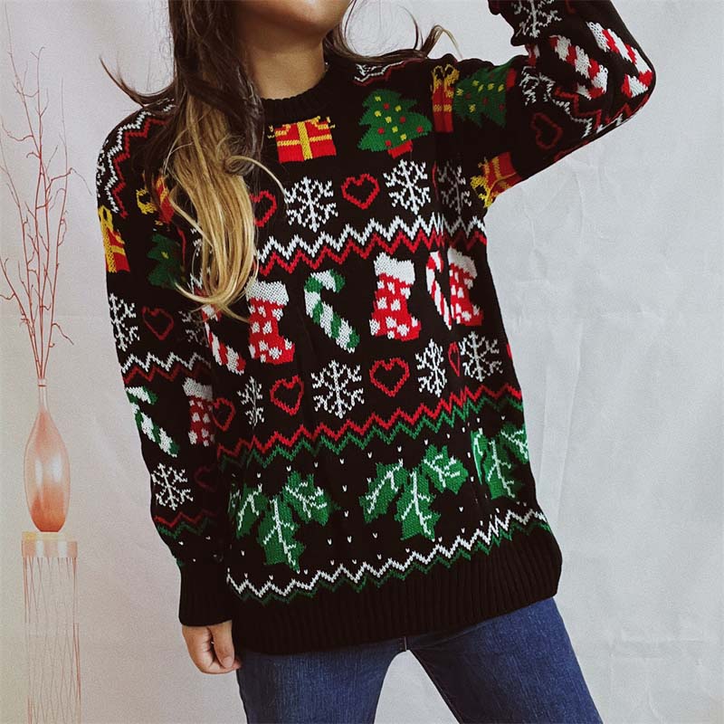 Sweter na luzie na święta
