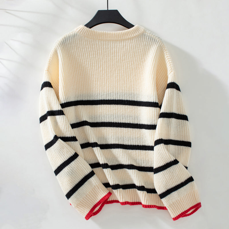 Casual P striped Sweater