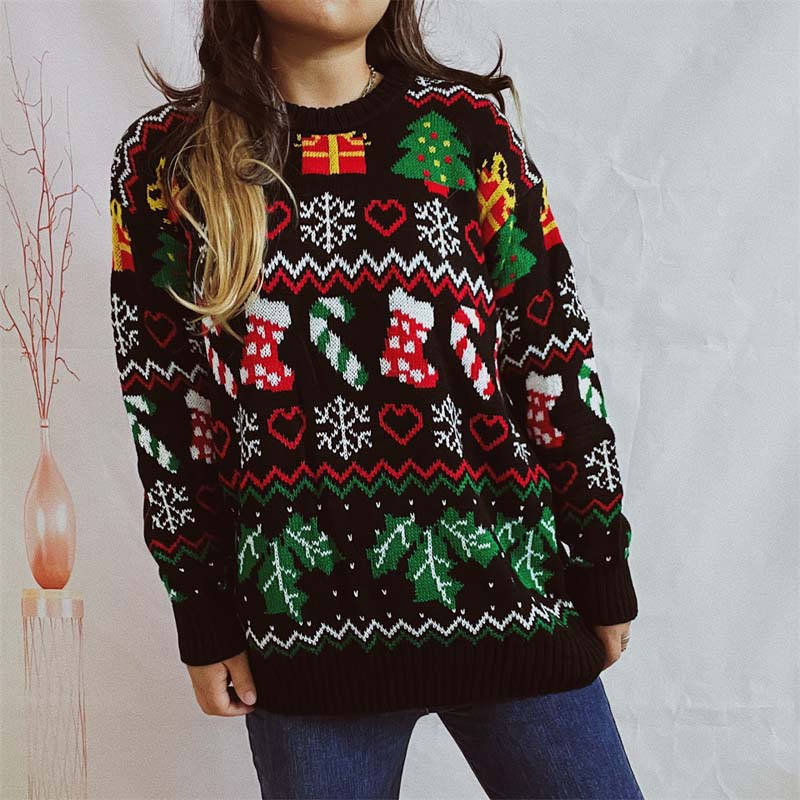Sweter na luzie na święta
