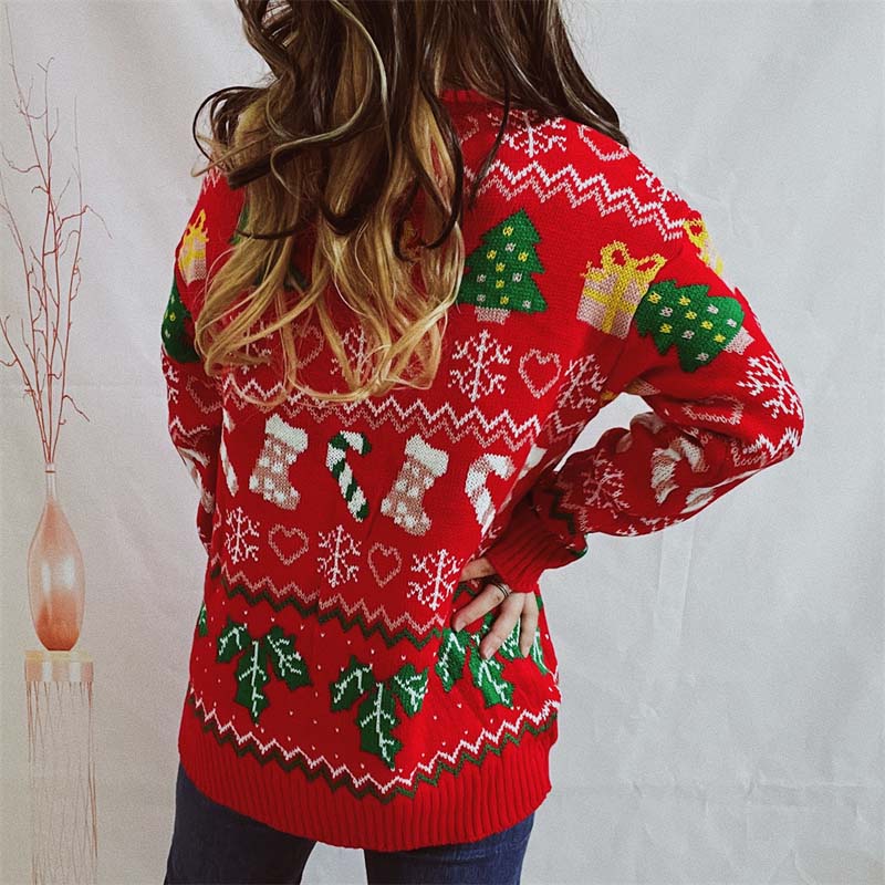 Sweter na luzie na święta