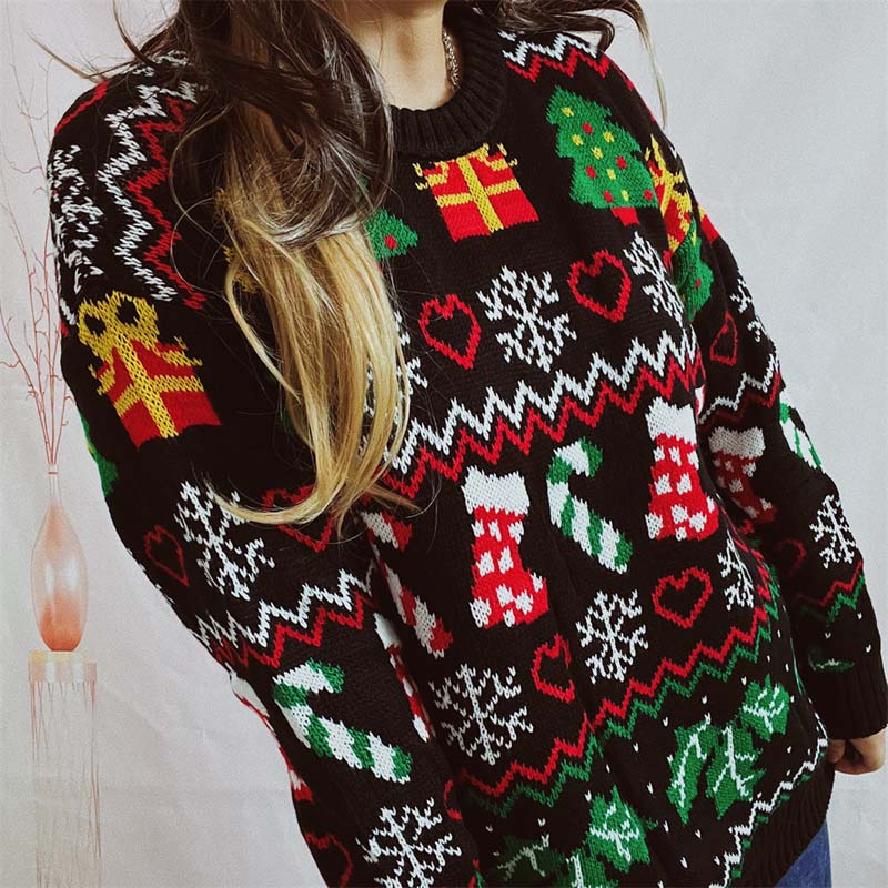 Sweter na luzie na święta