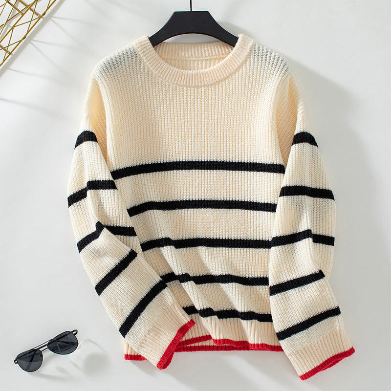 Casual P striped Sweater