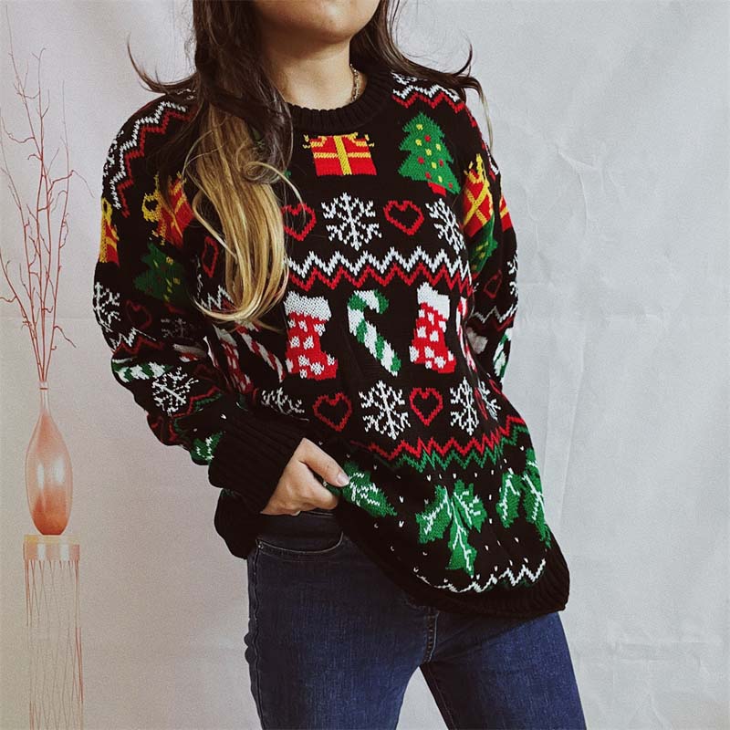 Sweter na luzie na święta