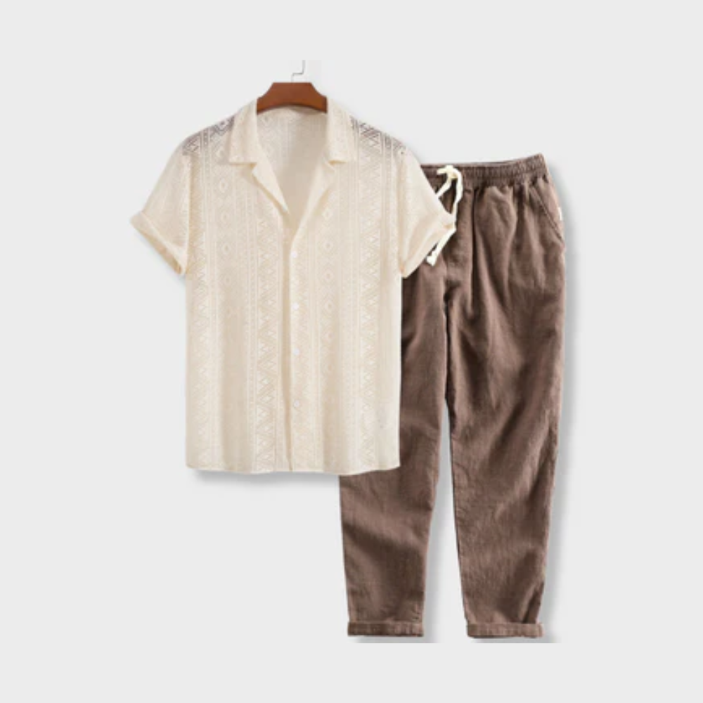 Stylowy klasyczny zestaw- krótki rękaw