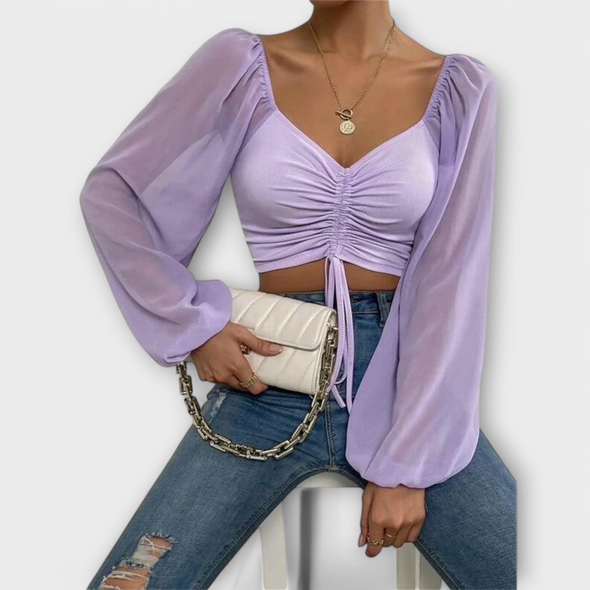 Jasmine | Wszechstronna bluzka wieczorowa