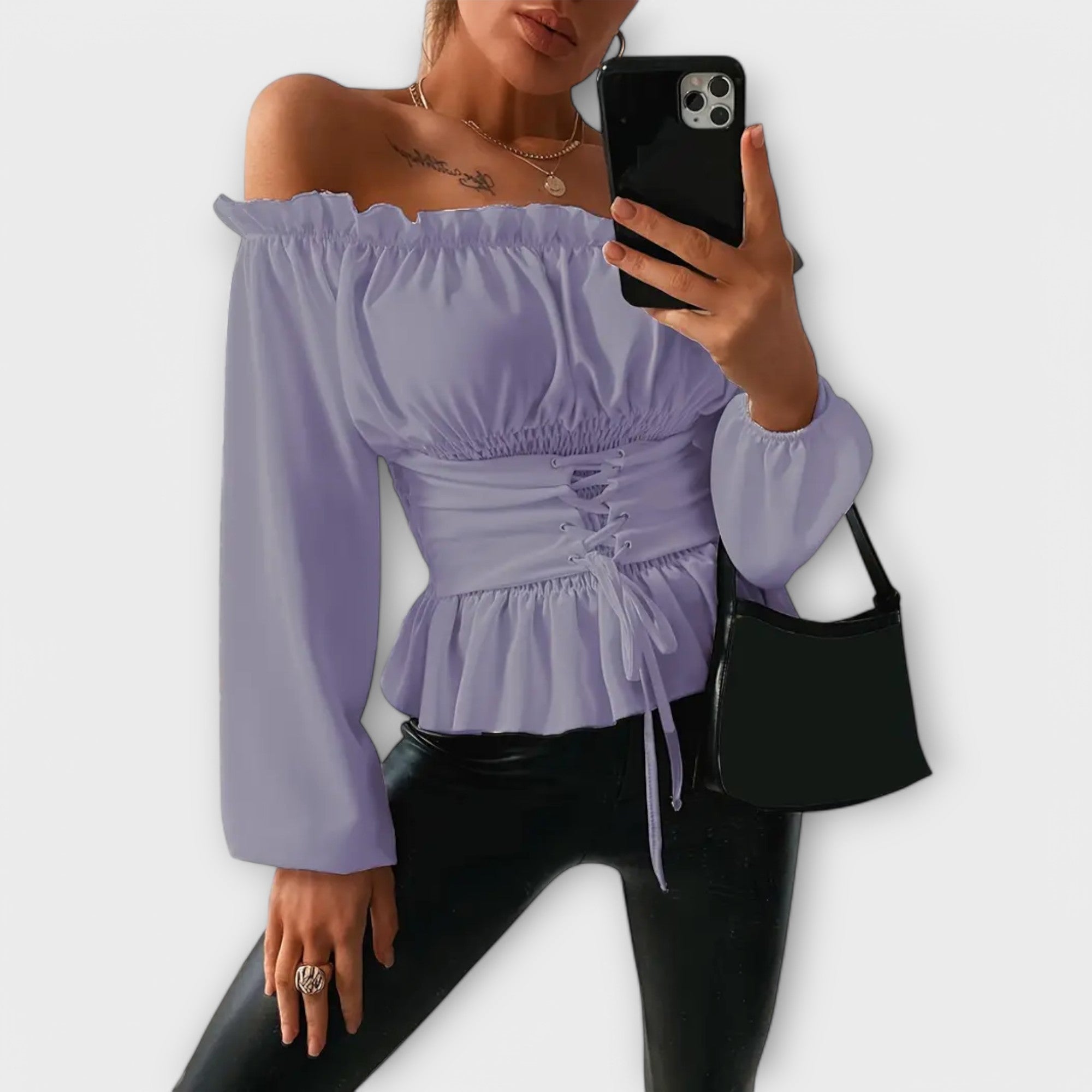 Amelita | Bluzka z falbankami